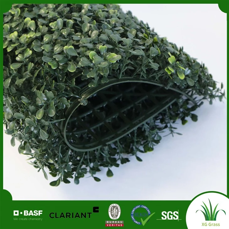 Decoración de pared de hierba verde