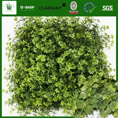 Paneles de pared de plantas falsas