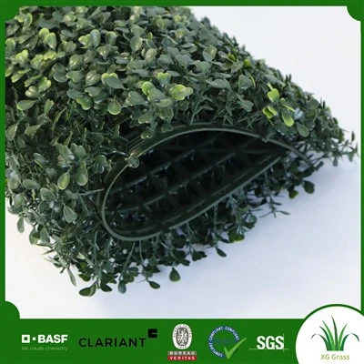Decoración de pared de hierba verde